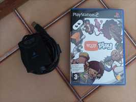 Jogo ps2 eyetoy com câmara