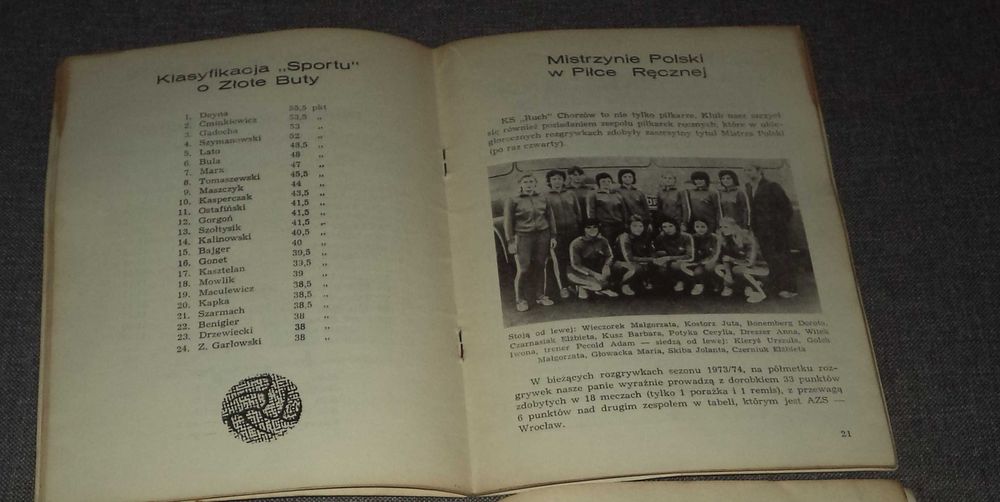 Ruch Chorzów - Sport Club Feyenoord Rotterdam  -  program , zdjęcia