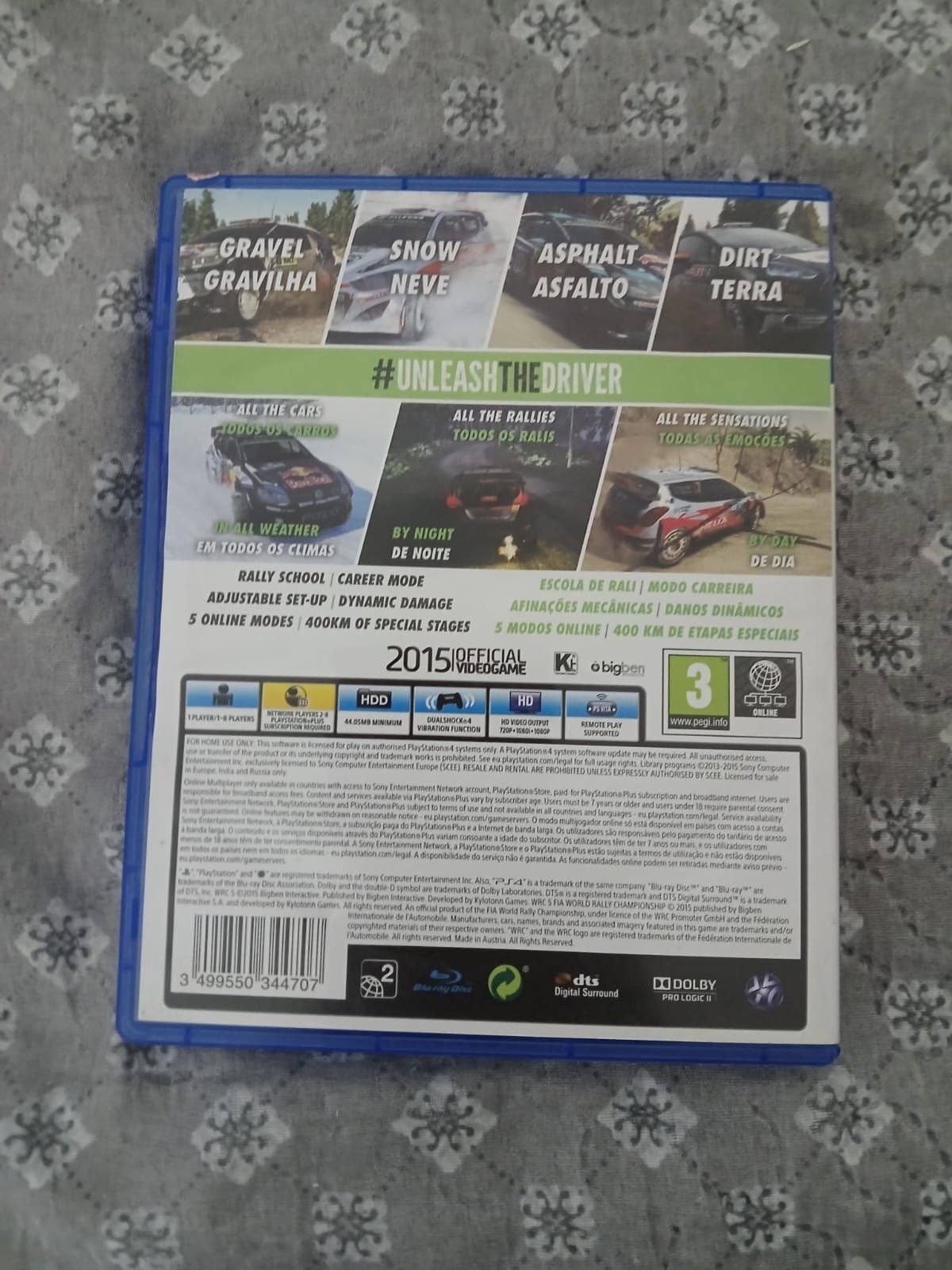 VENDO WRC 5 PARA A PS4 em prefeitas condições