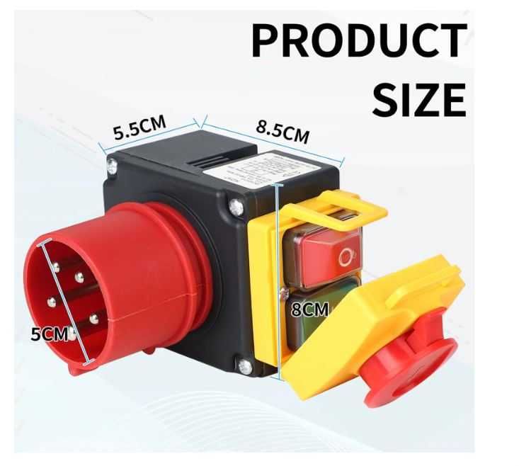 Wyłącznik bezpieczeństwa 3-fazowy 400V KOA7 z kablem 65cm