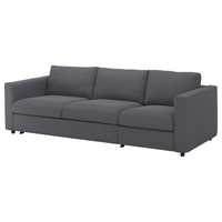 Ikea VIMLE
Rozkładana sofa 3-osobowa, Gunnared średnioszary