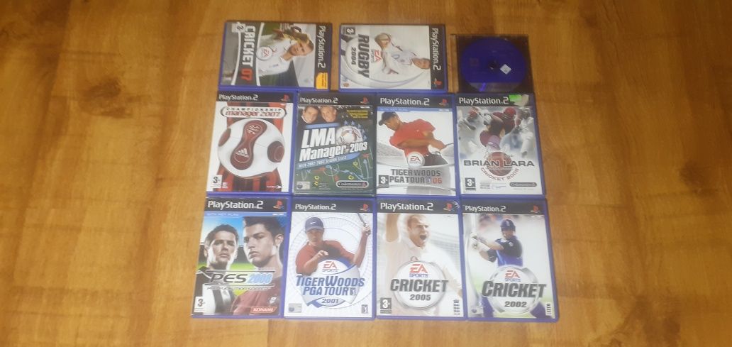 Duży zestaw gier sportowych playstation2