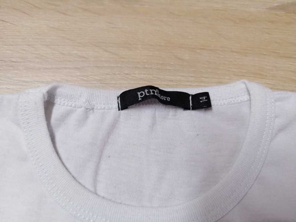 T-shirt PTNstore, branca, 14