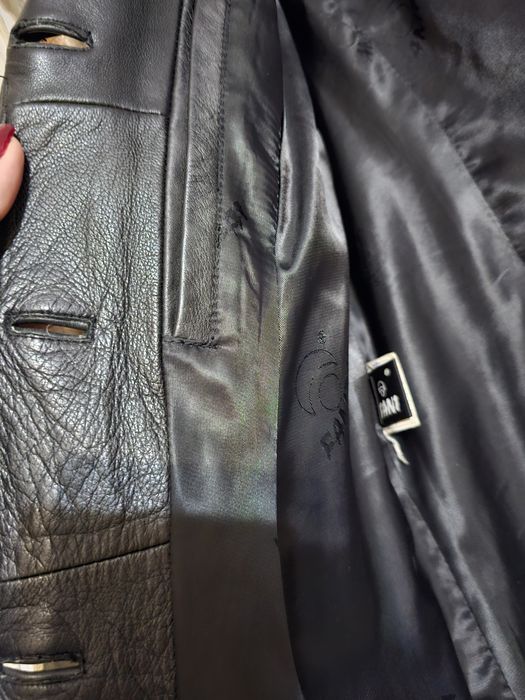 Трендовый кожаный пиджак бренд  Fani (Италия)