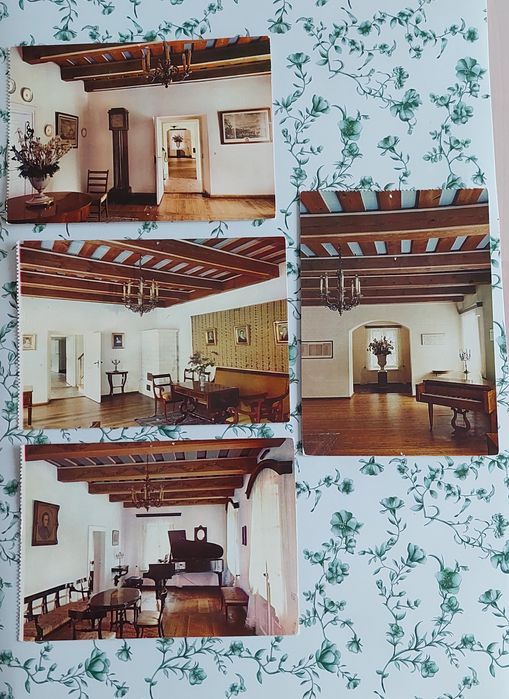 Pocztówki vintage Żelazowa Wola dworek w którym urodził się Fryderyk C