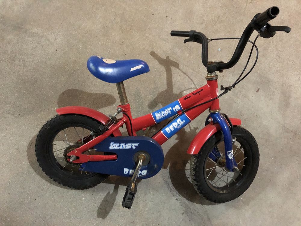 Bicicleta aprendizagem criança