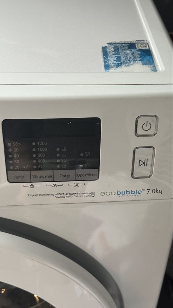 Pralka Samsung eco bubble