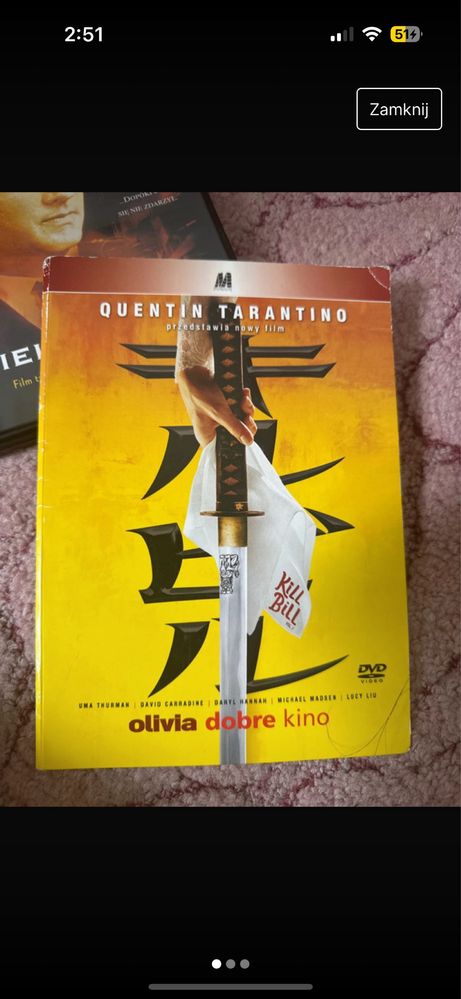 Kill Bill film DVD Quentin Tarantino vol 1