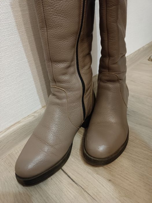 Зимові черевики з натуральної шкіри