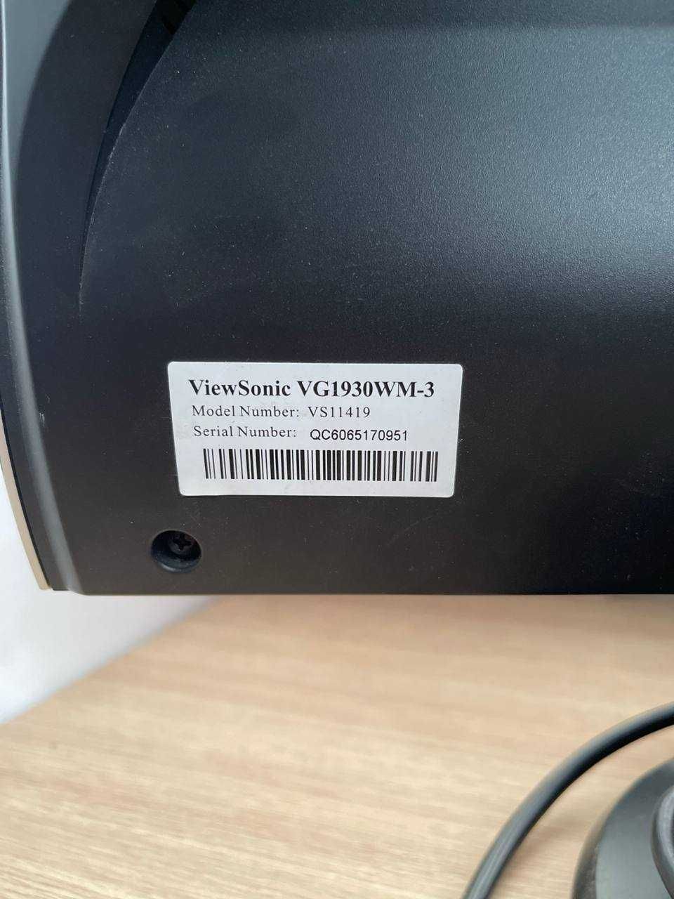 Монітор ViewSonic VG1930WM-3