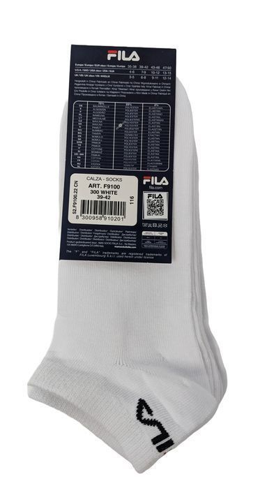 Skarpetki Męskie Fila 3 Pary F9100 Biały R. 39-42 Oryginał