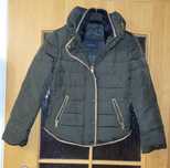Kurtka ZARA BASIC oliwkowa, ocieplana, rozm. M