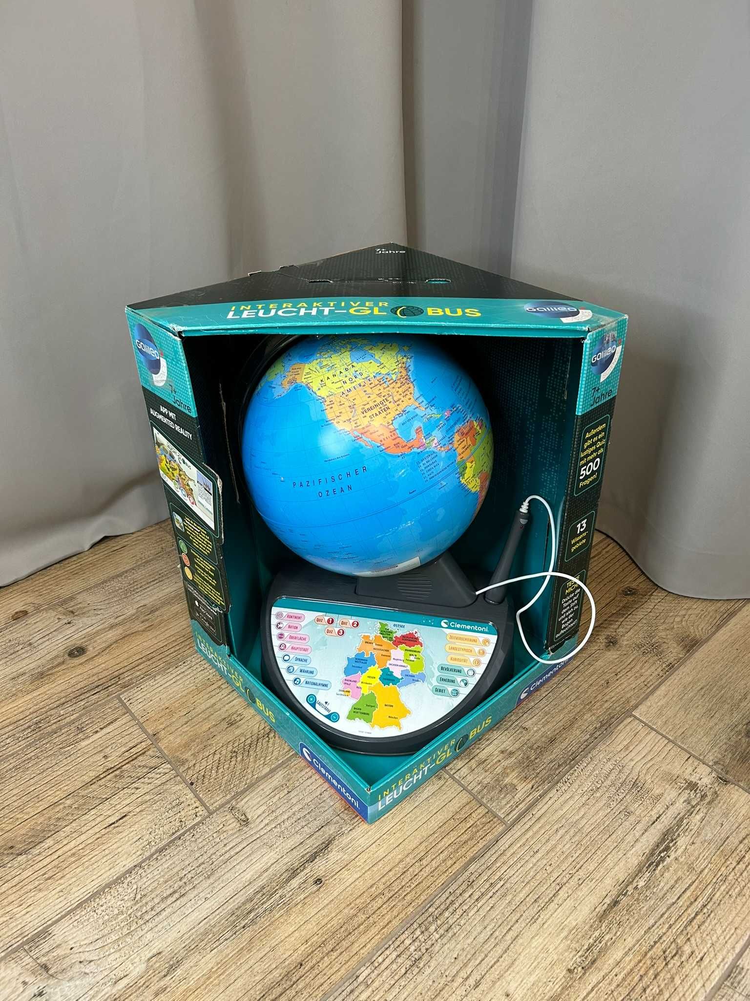 Globus interaktywny Clementoni język niemiecki śr. 32 cm