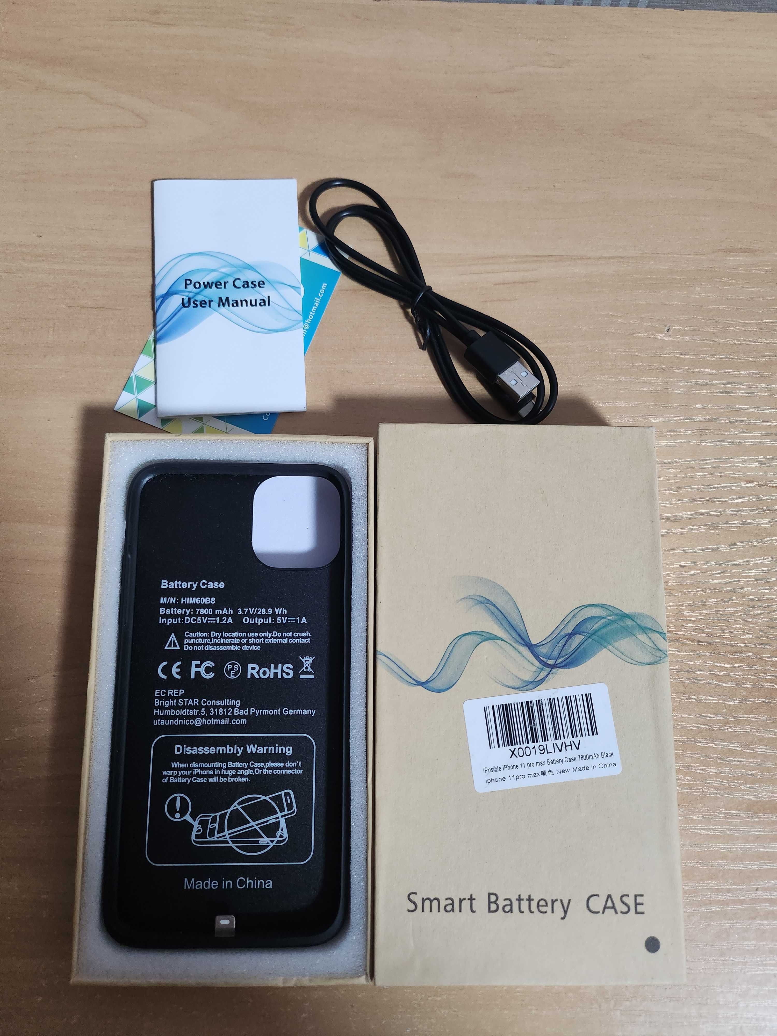 Чохол powerbank для iPhone 11 Pro Max 7800 mAh Battery case