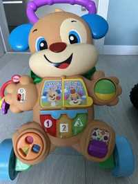 piesek chodzik interaktywny pchacz fisher price