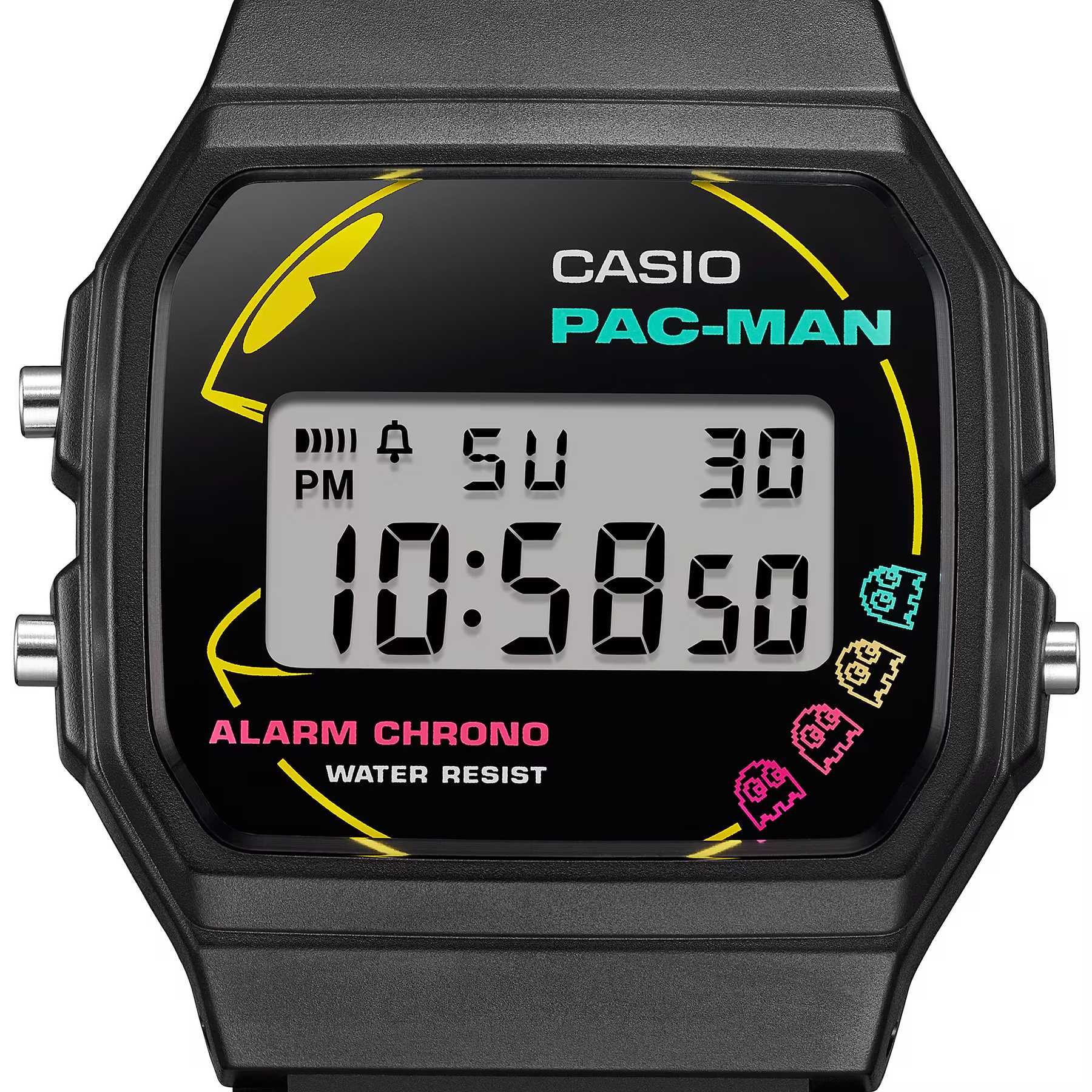 Zegarek męski CASIO F-91WPC-1ADR (zd086b) - PAC-MAN