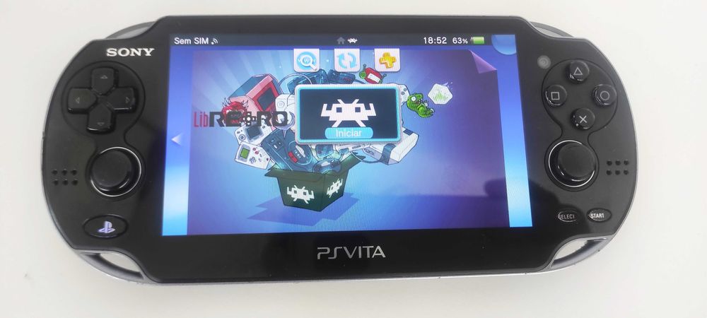 Playstation VITA Oled - Desbloqueada - Cartão 256GB