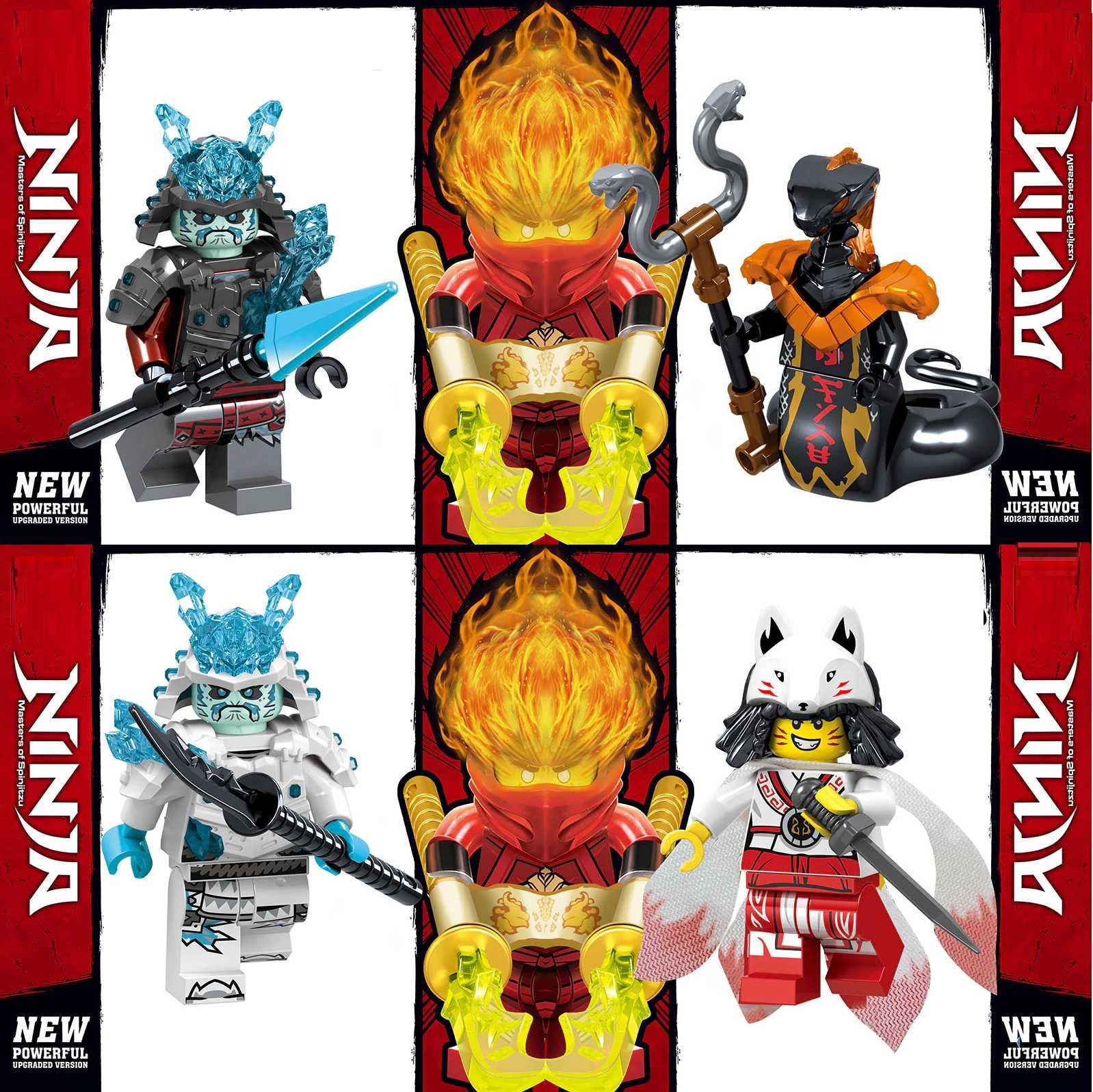 Bonecos minifiguras Ninjago nº75 (compatíveis com Lego)