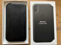 Etui z klapką Apple do IPHONE X / IPHONE XS Leather Case