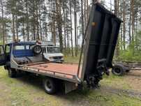 Zabudowa laweta mercedes man wyciagarka