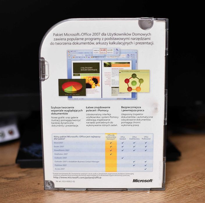 PC # Microsoft Office 2007 Dla Użytkowników Domowych
