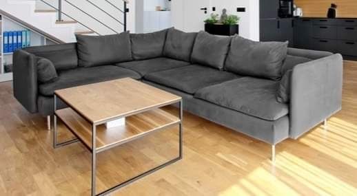 Pokrowiec Soderhamn na kanapę Ikea ciemnoszary