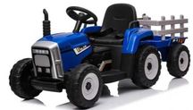 MEGAAUTKA.PL Traktor na akumulator z Przyczepką Pilot 137cm 12V auto