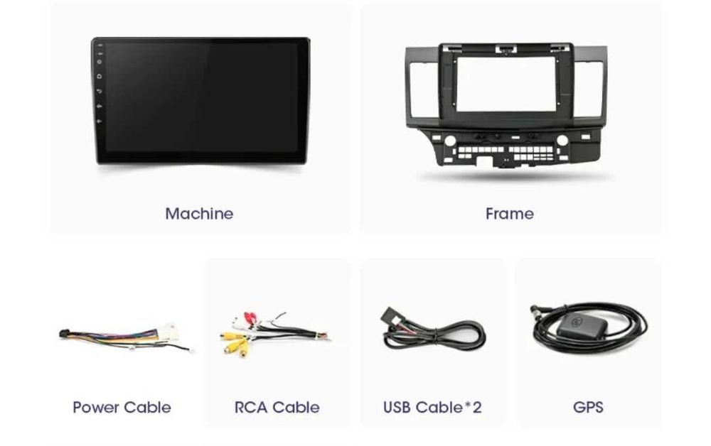нова магнитола lancer x android лансер 10 MITSUBISHI