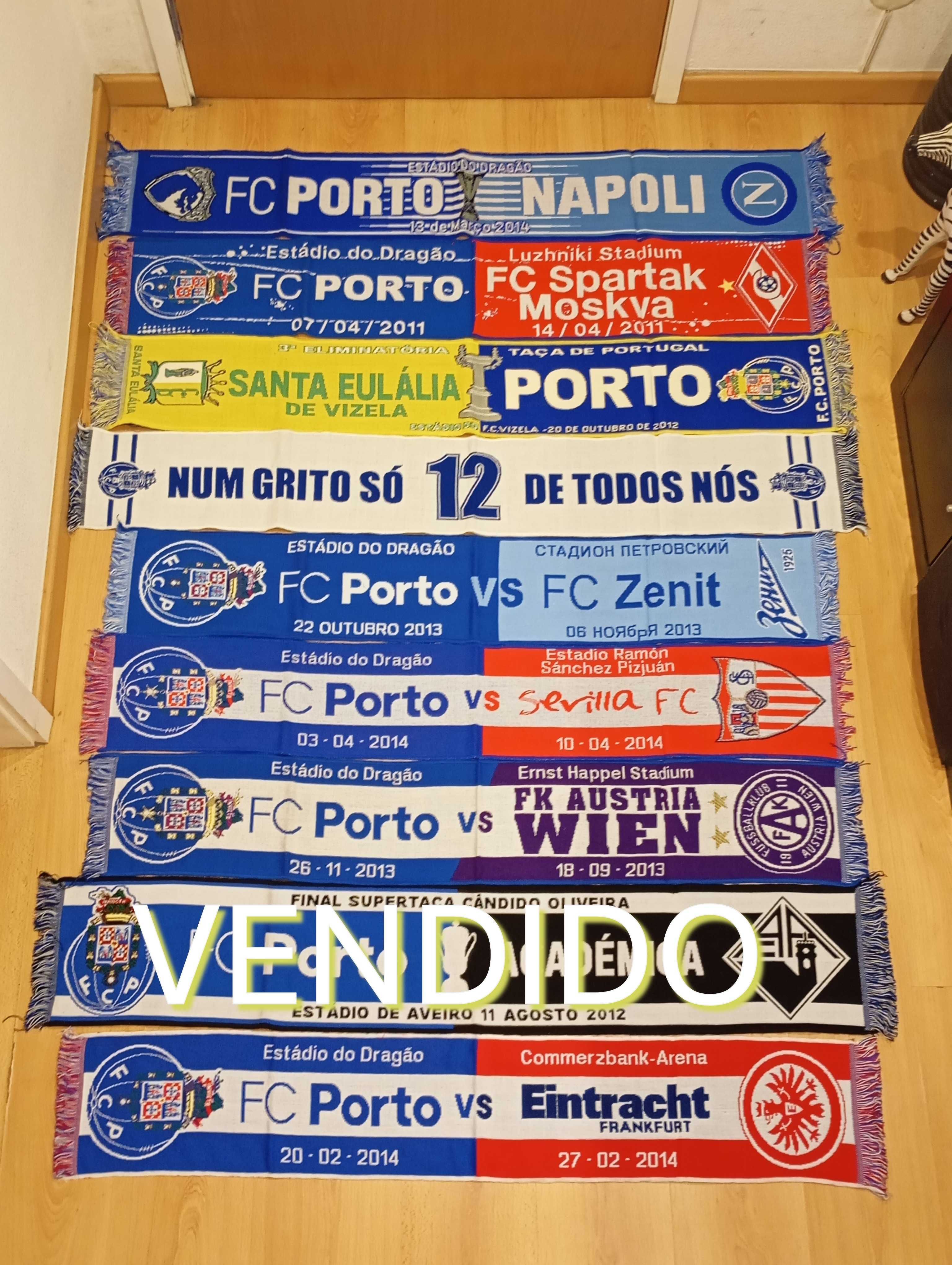 Cachecol de jogo de futebol FC Porto conquistas, artigo de coleção