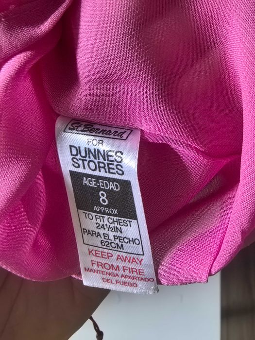 Dziewczynka Sukienka różowa panterka 7-8 lat