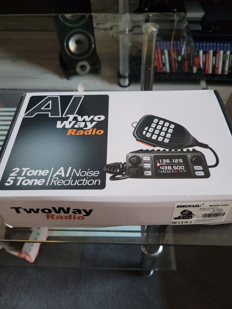 Hiroyasu ic-980 pro radiotelefon trx 2/7 usbC FM  transceiver uhf vhf