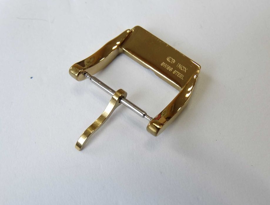 Klamra sprzączka 18mm złota do zegarka IWC Schaffhausen Pilot zapięcie