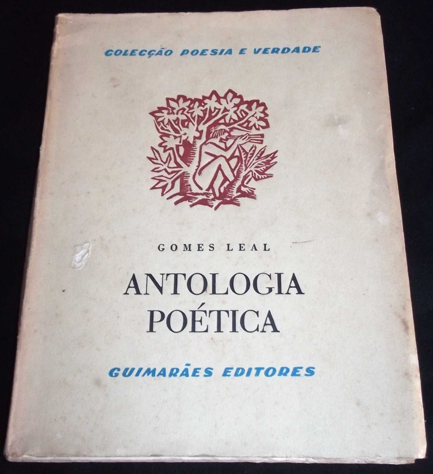 Livro Antologia Poética Gomes Leal Guimarães Editora 1959