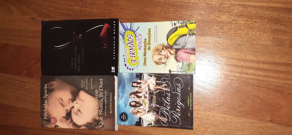 Livros de diversos temas.