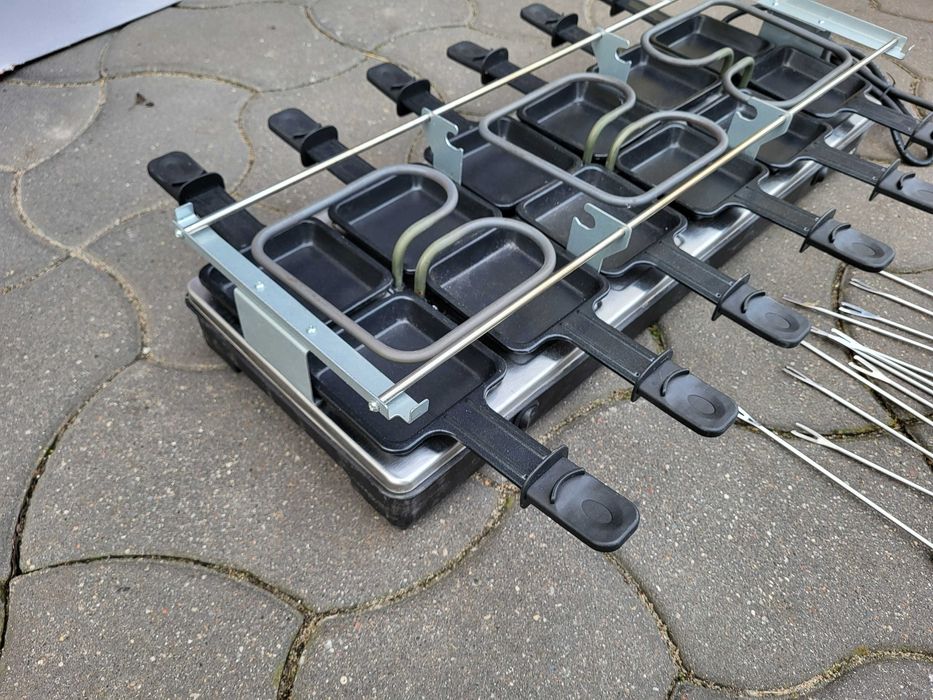 Livoo Maszyna do raclette grill / fondue, na 12 osób, 5w1, 1650W,