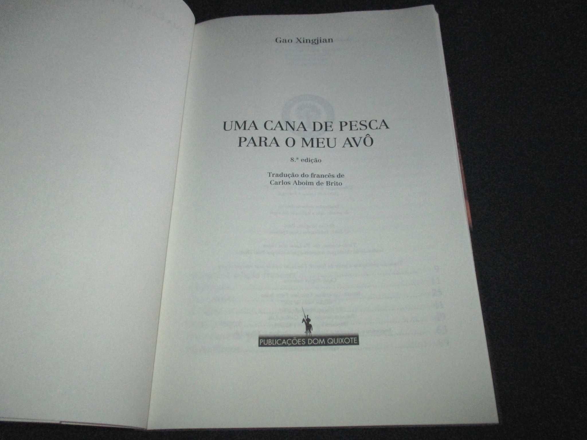 Livro Uma cana de pesca para meu avô Gao Xingjian