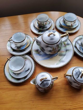 Serviço de Chá em fina porcelana da China