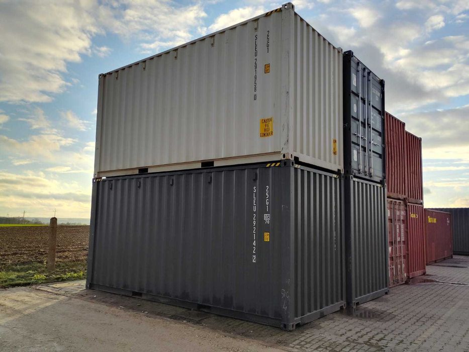 Kontener magazynowy 20DV/DC (6 m) używany - Transport Cała Polska