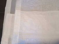 biała elegancka firana 145x195cm długości wysoka jakość szyta na miarę