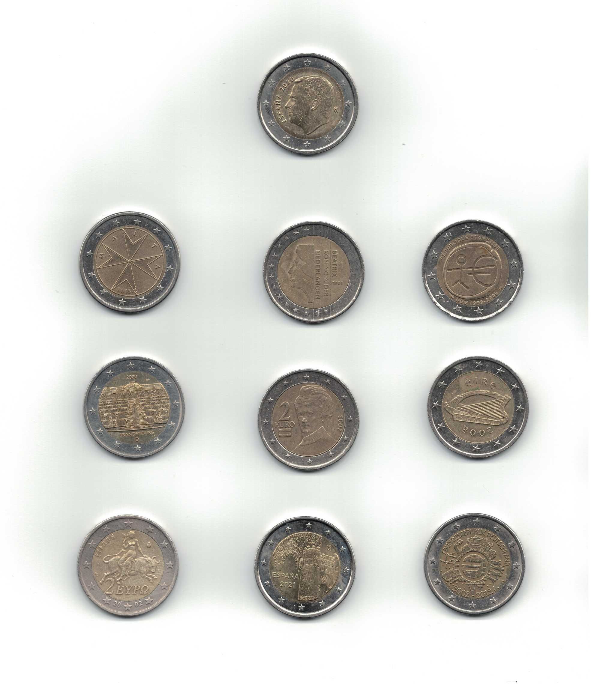 Conjunto de Moedas de 2 Euros