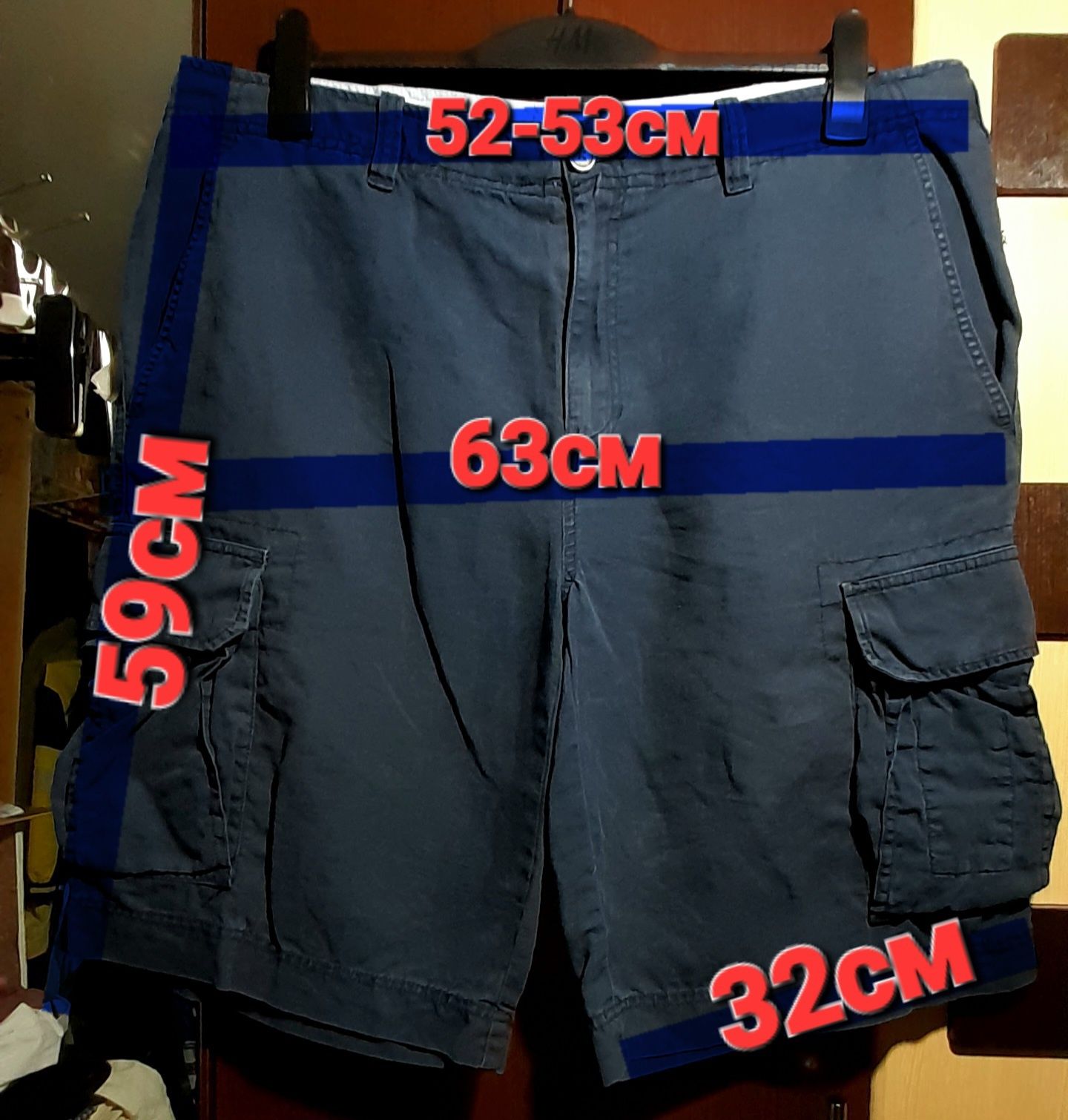 TOMMY HILFIGER.  Льняные, летние шорты Карго