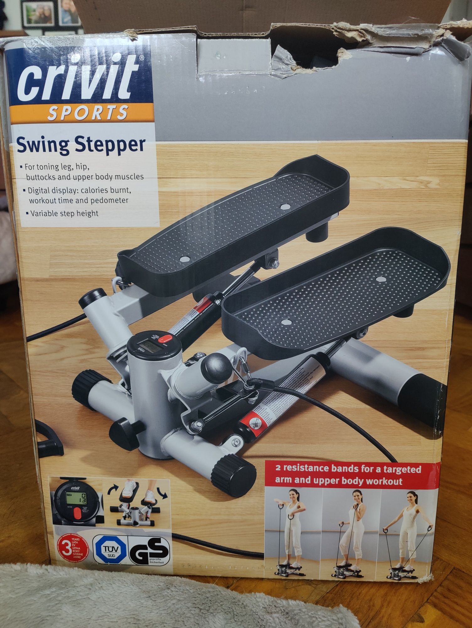 CRIVIT Swing Stepper NOWY! Idealny steper!