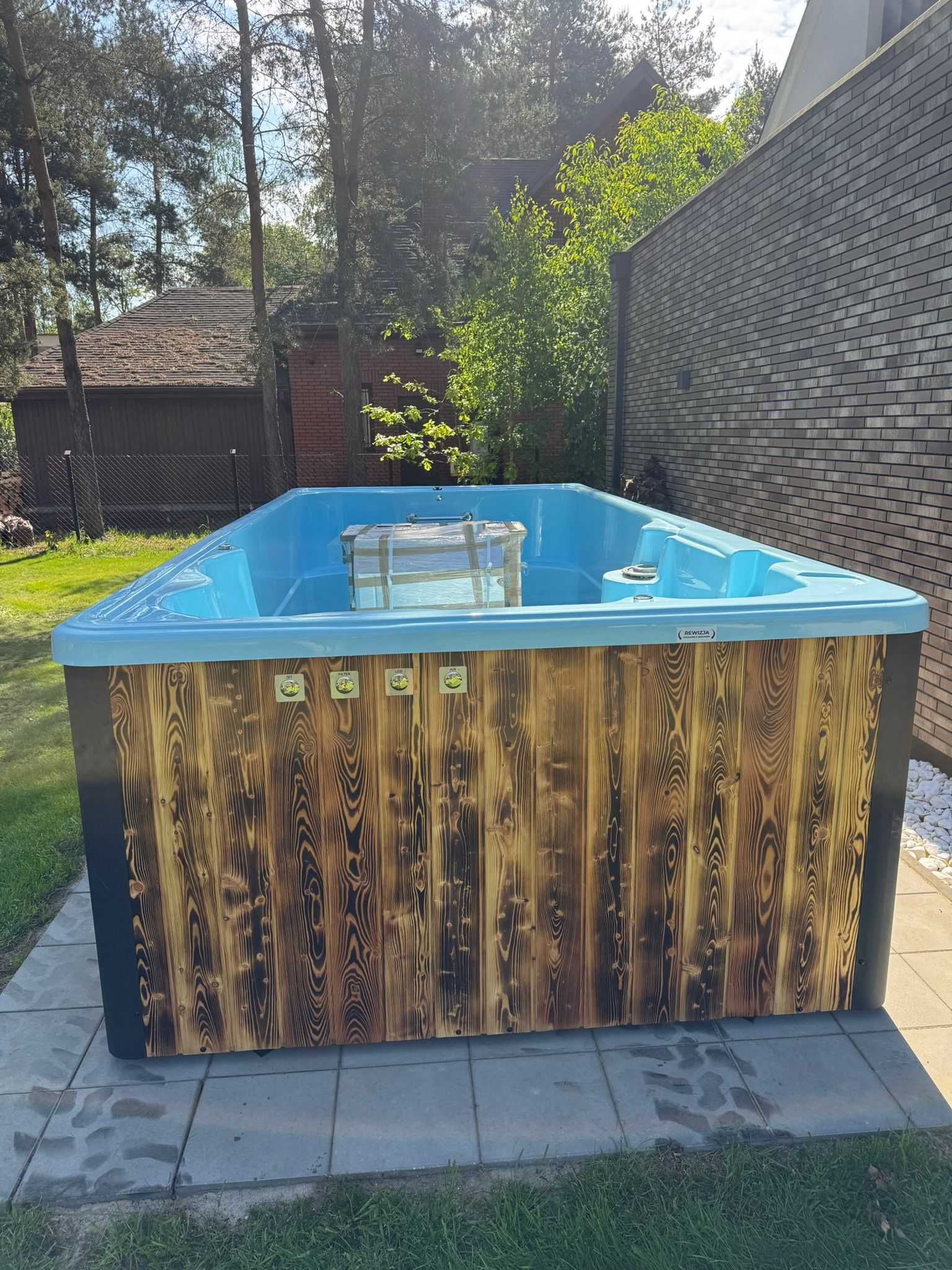 SWIM SPA Basen KONGO z jacuzzi przeciwprąd EUROLINE hydromasaż