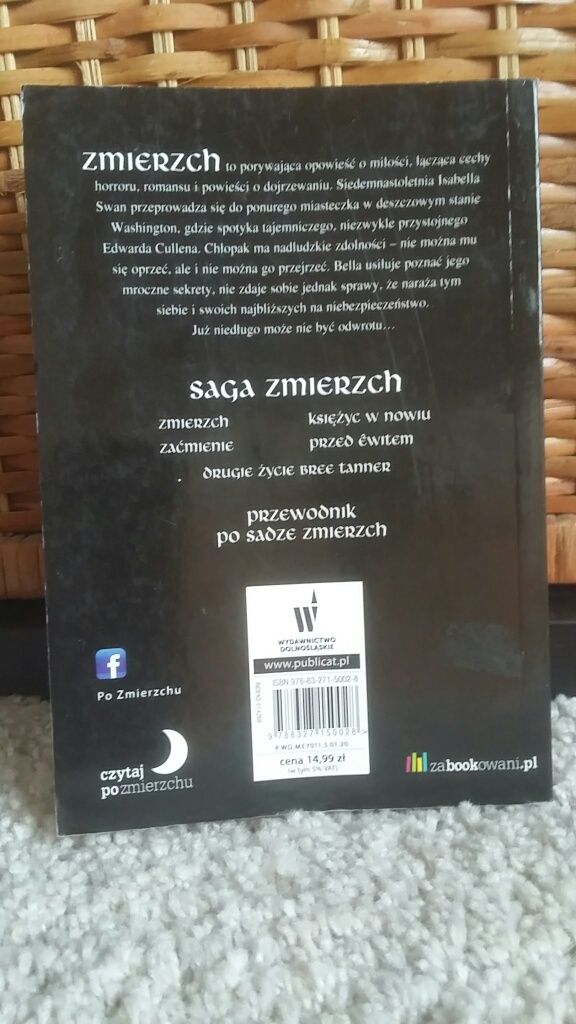 Książka " Zmierzch "Stephenie Meyer