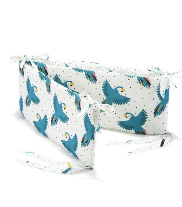 2 x La millou ochraniacz do łóżeczka wzór „parrots” 2 szt.