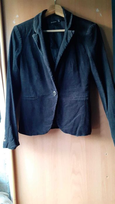 Blazer bombazine preto S