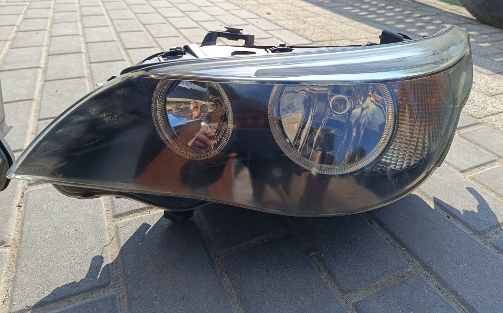 BMW E60 E61 lampy przednie lampa Anglik reflektor h7