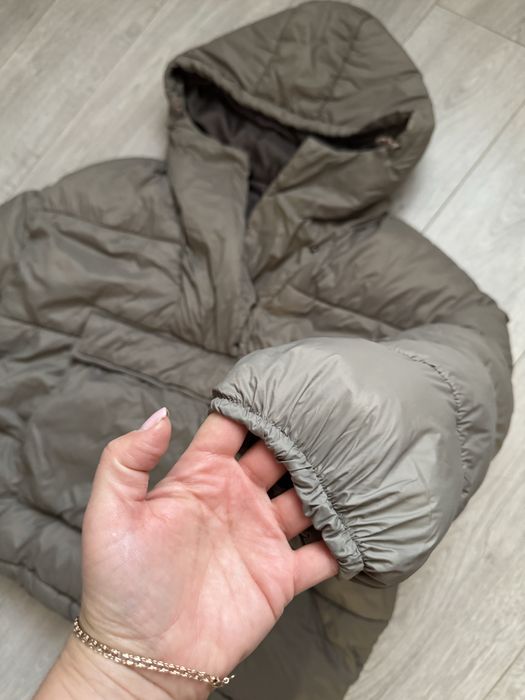 Продам зимовий пуффер анорак оверсайз мокко колір