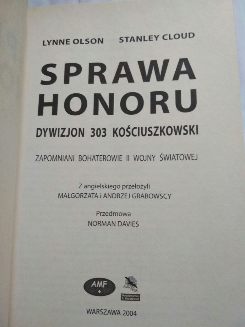 Sprawa honoru Dywizjon 303 Olson Cloud