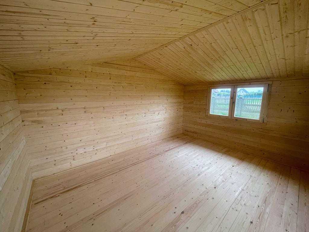Drewniany domek letniskowy Olga 17,5+13,5 m2-ROD, ośrodek wypoczynkowy